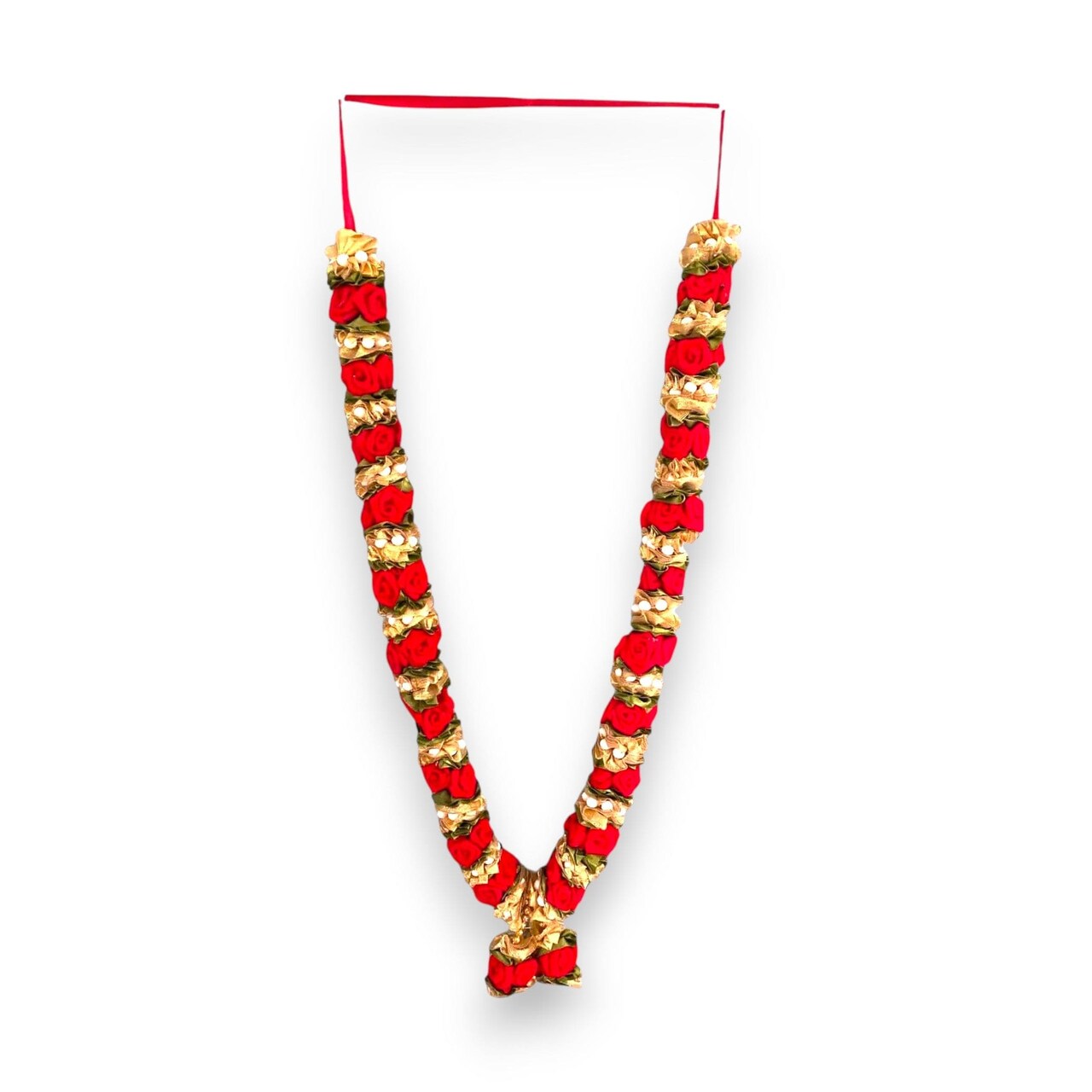 Varmala Wedding Garland Artificial Velvet Milni Haar for Bride & Groom, Indian Wedding Jaimala, Nikah Reception Ceremony, Idol & Photo Decor